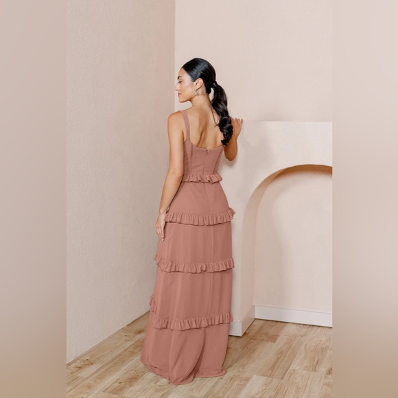 Revelry Sloane Chiffon Dress - Picture 2 of 5